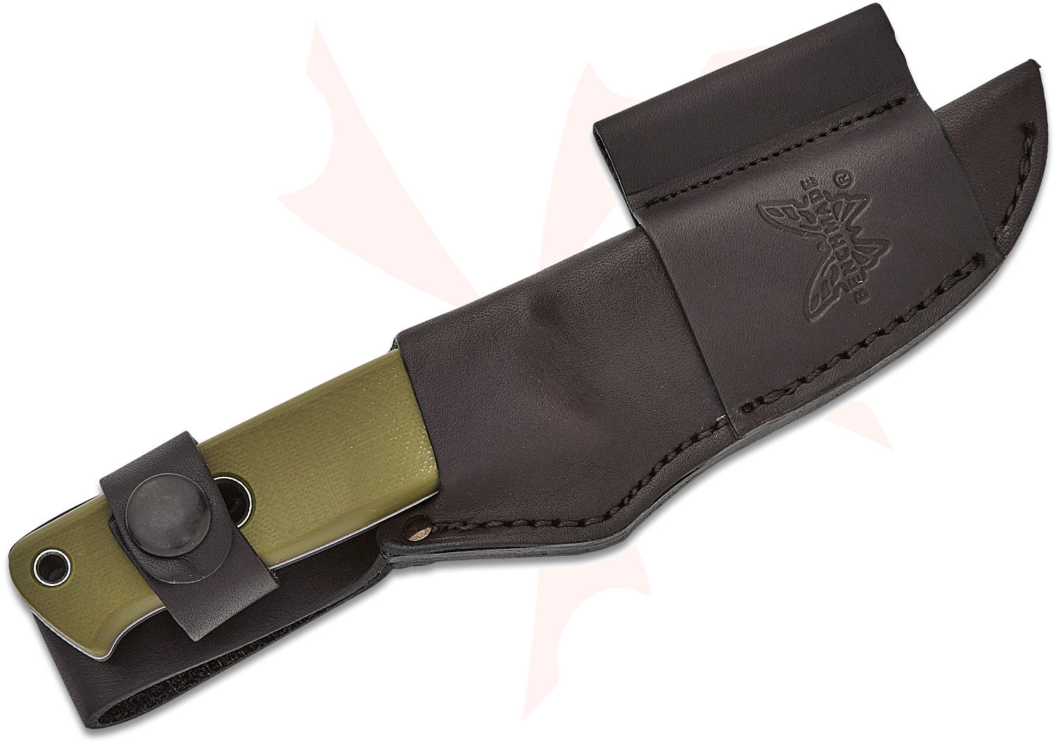 Benchmade Shane Sibert Mini Bushcrafter Fixed Blade Knife 3.3823