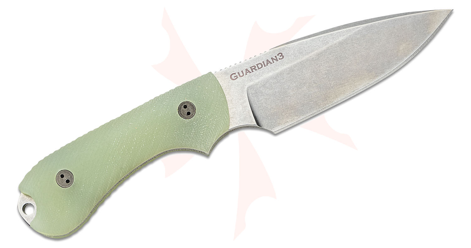 False Edge Bradford Knives Guardian3 Fixed Blade Knife 3.5